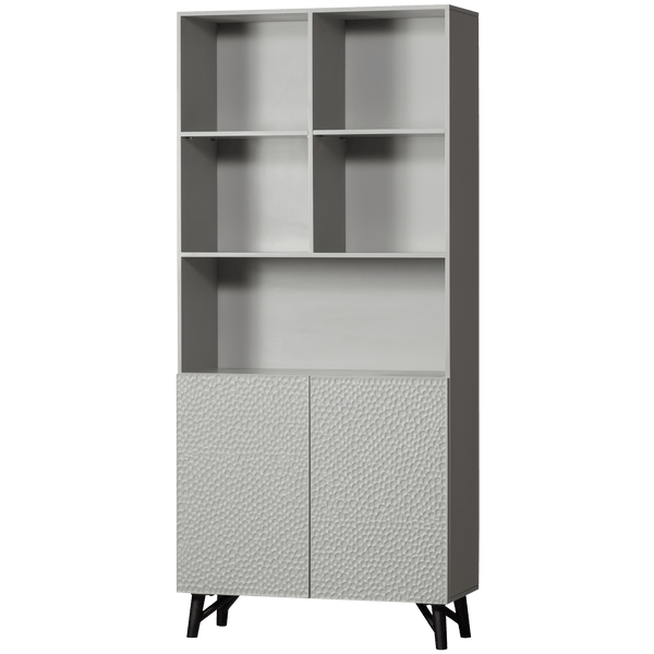 CARVED ORGANIC 2-DEURS OPBERGKAST MANGOHOUT MIST