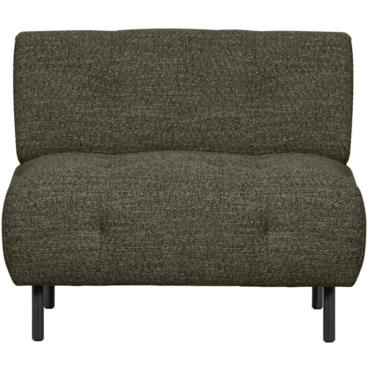 LLOYD FAUTEUIL GROF GEWEVEN GROEN MELANGE