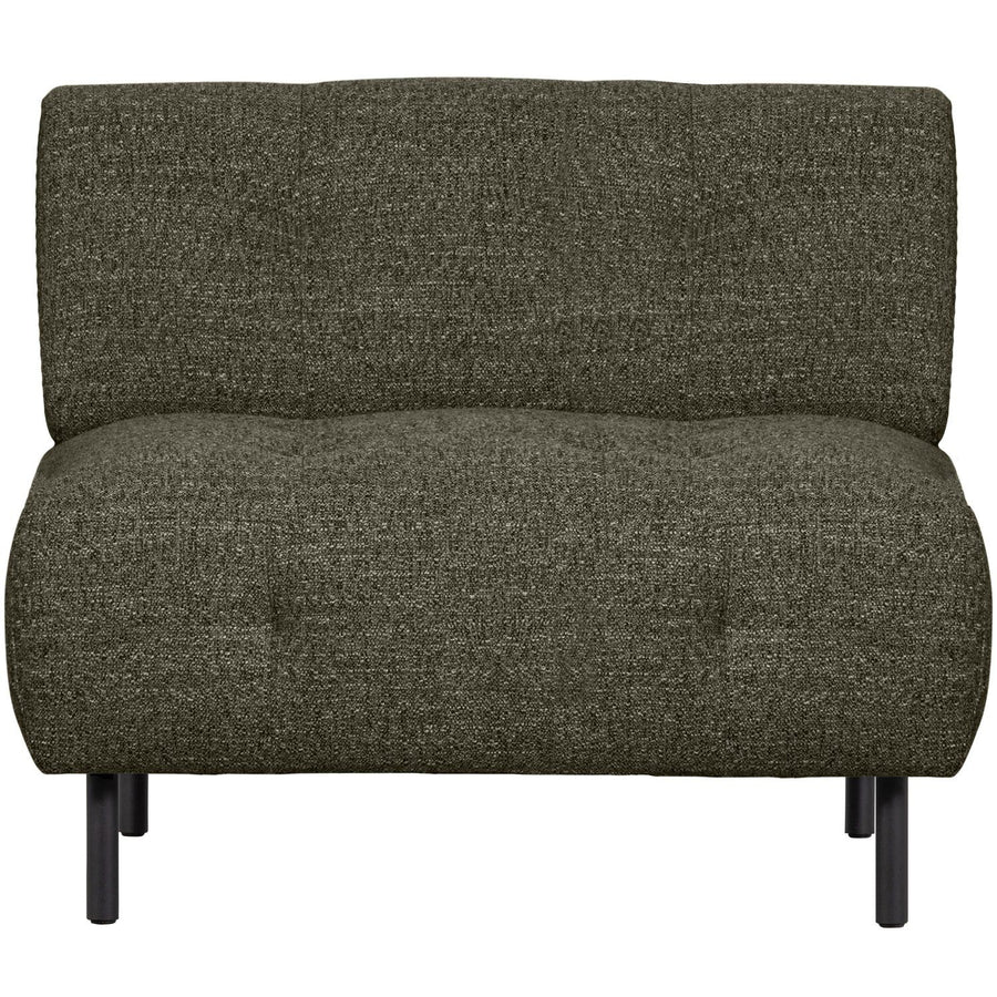 LLOYD FAUTEUIL GROF GEWEVEN GROEN MELANGE
