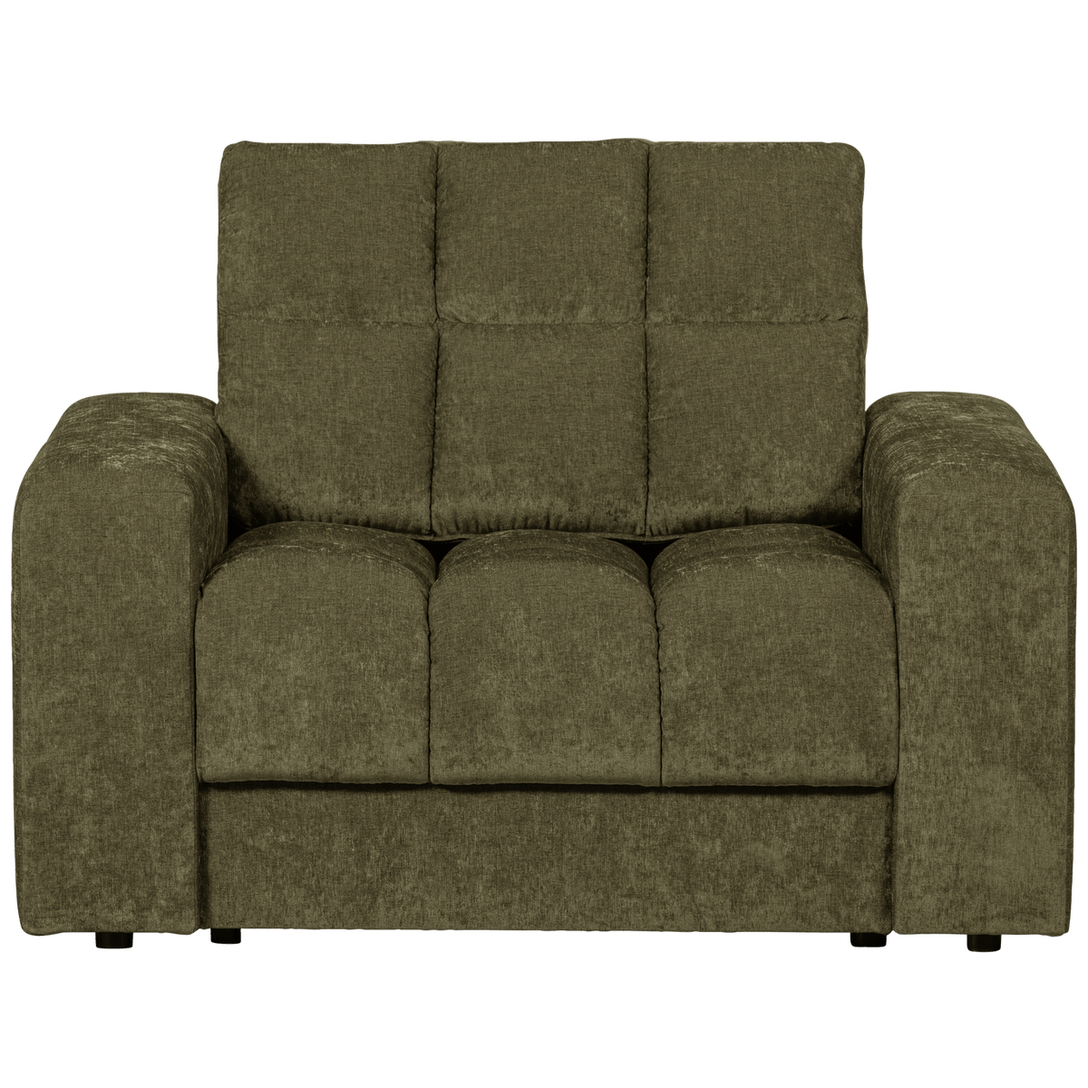 SECOND DATE FAUTEUIL VELVET GROEN