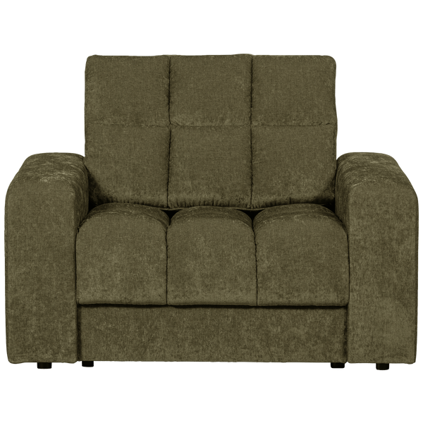 SECOND DATE FAUTEUIL VELVET GROEN
