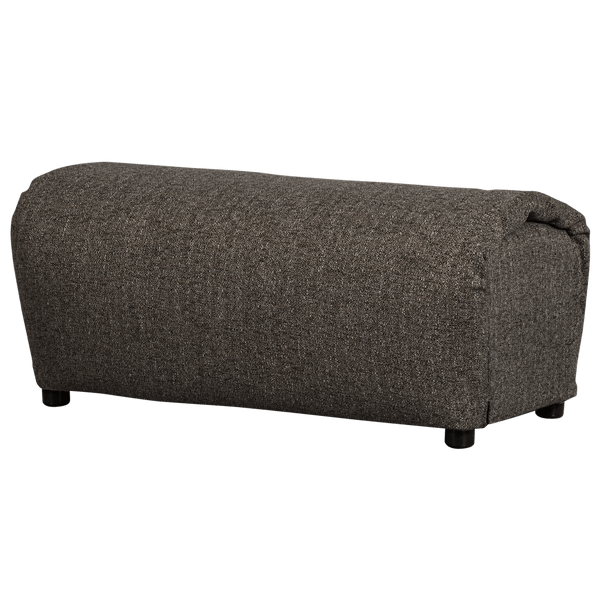 BAGGY HOCKER GEWEVEN STOF WARMGRIJS MELANGE