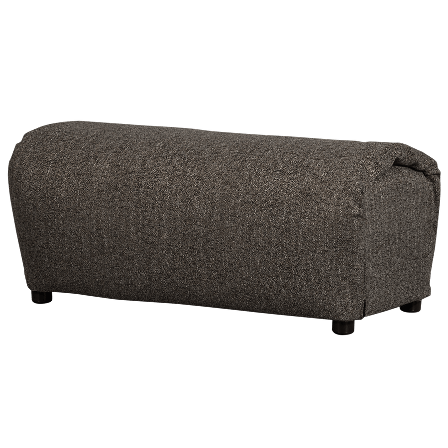BAGGY HOCKER GEWEVEN STOF WARMGRIJS MELANGE