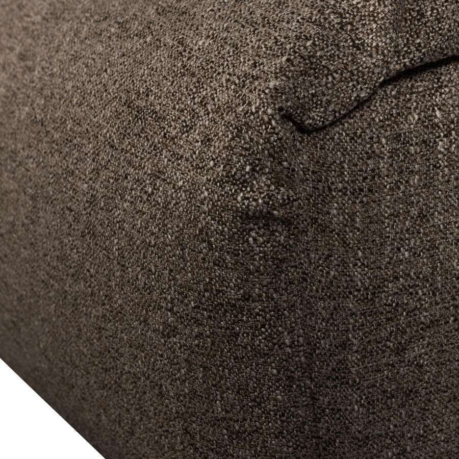 BAGGY HOCKER GEWEVEN STOF WARMGRIJS MELANGE
