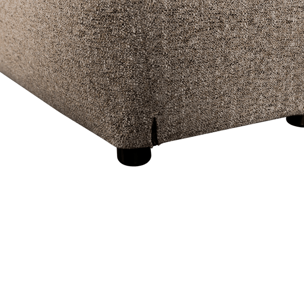 BAGGY HOCKER GEWEVEN STOF WARMGRIJS MELANGE