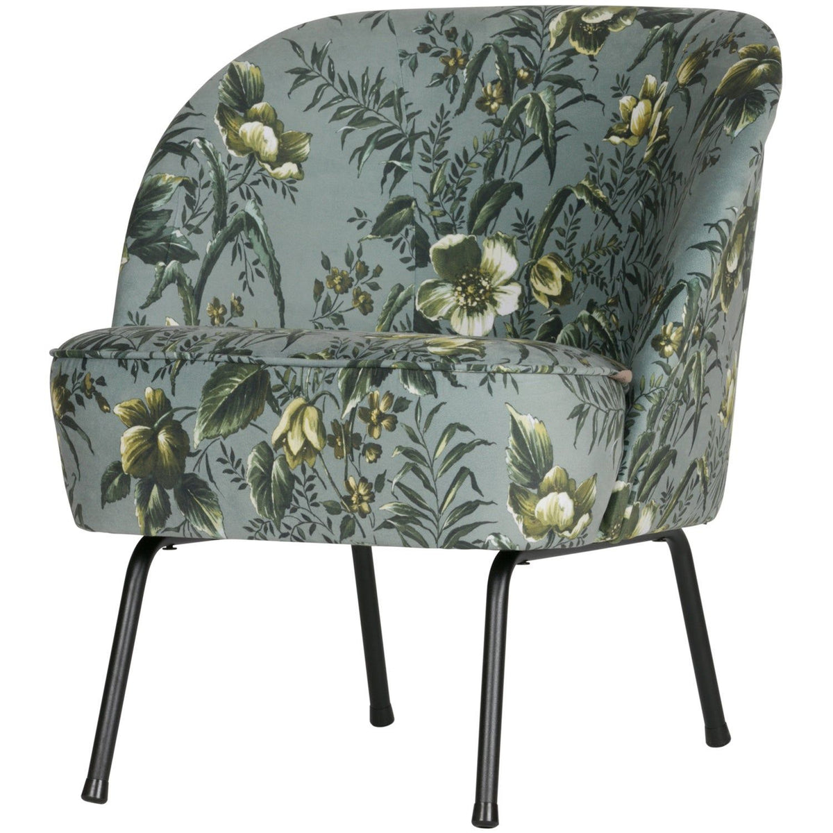 VOGUE FAUTEUIL VELVET POPPY GRIJS