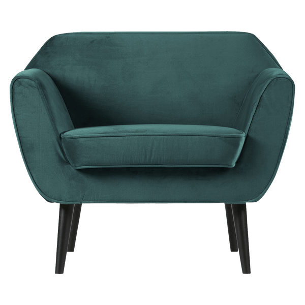 ROCCO FAUTEUIL VELVET GROENBLAUW