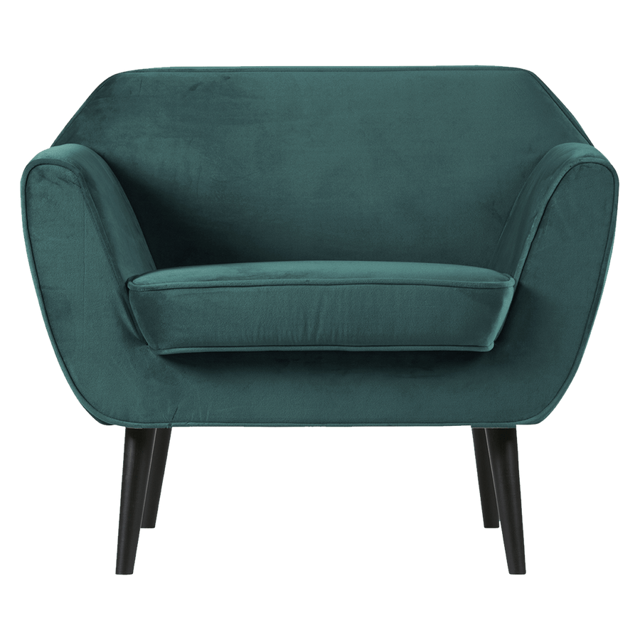 ROCCO FAUTEUIL VELVET GROENBLAUW