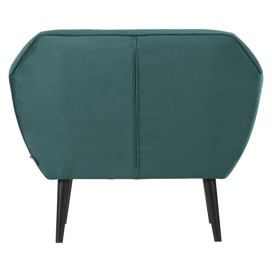 ROCCO FAUTEUIL VELVET GROENBLAUW