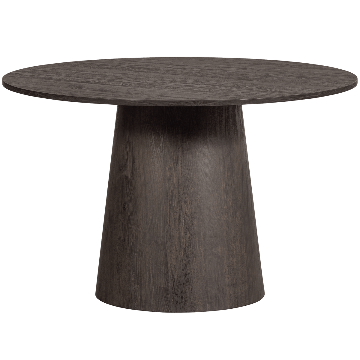 MAAN EETTAFEL ROND MDF DONKERBRUIN O120 CM