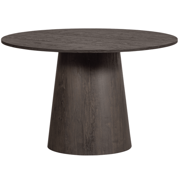 MAAN EETTAFEL ROND MDF DONKERBRUIN O120 CM