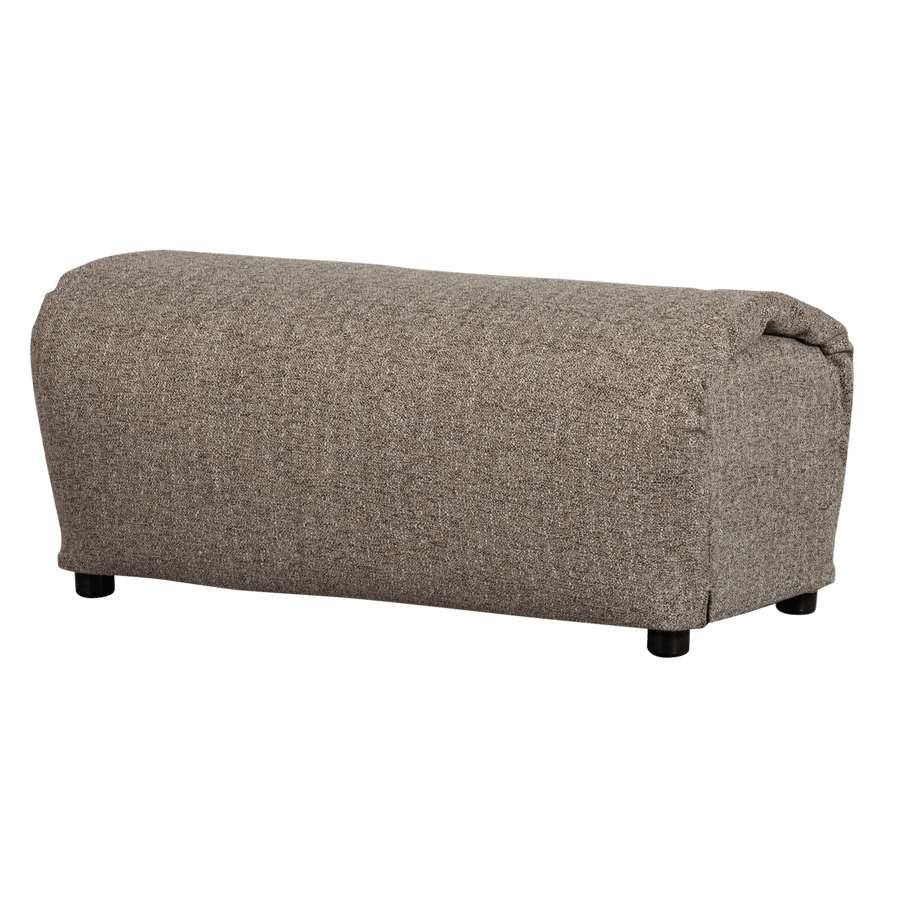 BAGGY HOCKER GEWEVEN STOF BRUIN MELANGE