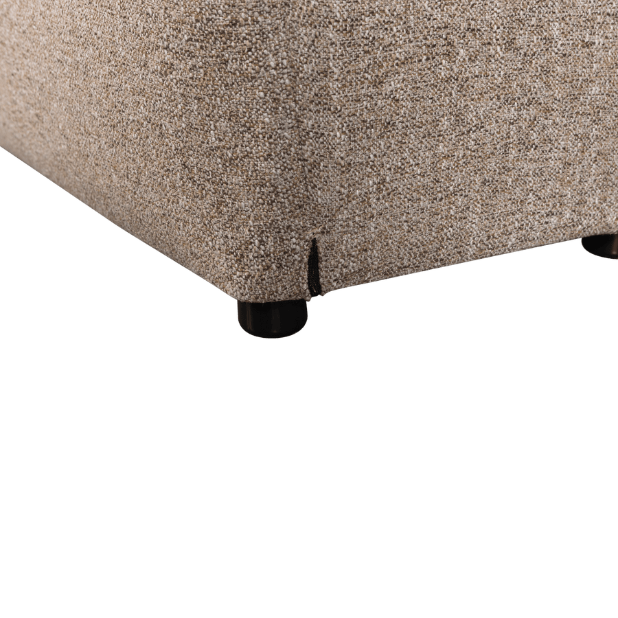 BAGGY HOCKER GEWEVEN STOF BRUIN MELANGE