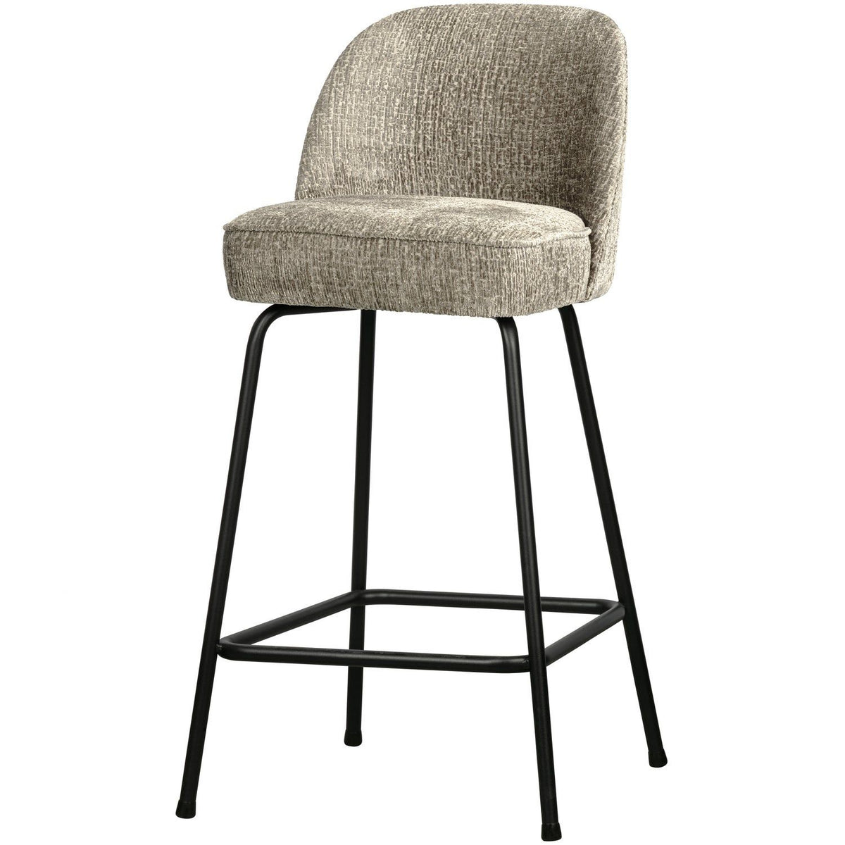 VOGUE BARSTOEL 65 CM STRUCTURE VELVET WHEATFIELD