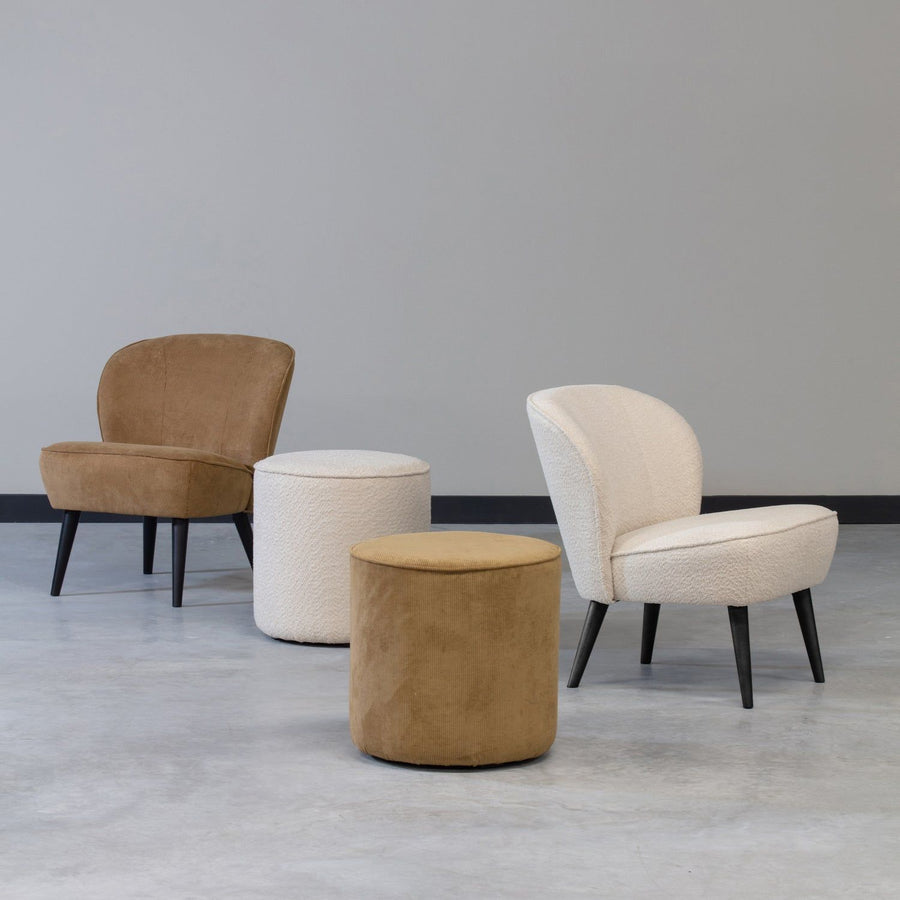 SARA FAUTEUIL BOUCLE CREME
