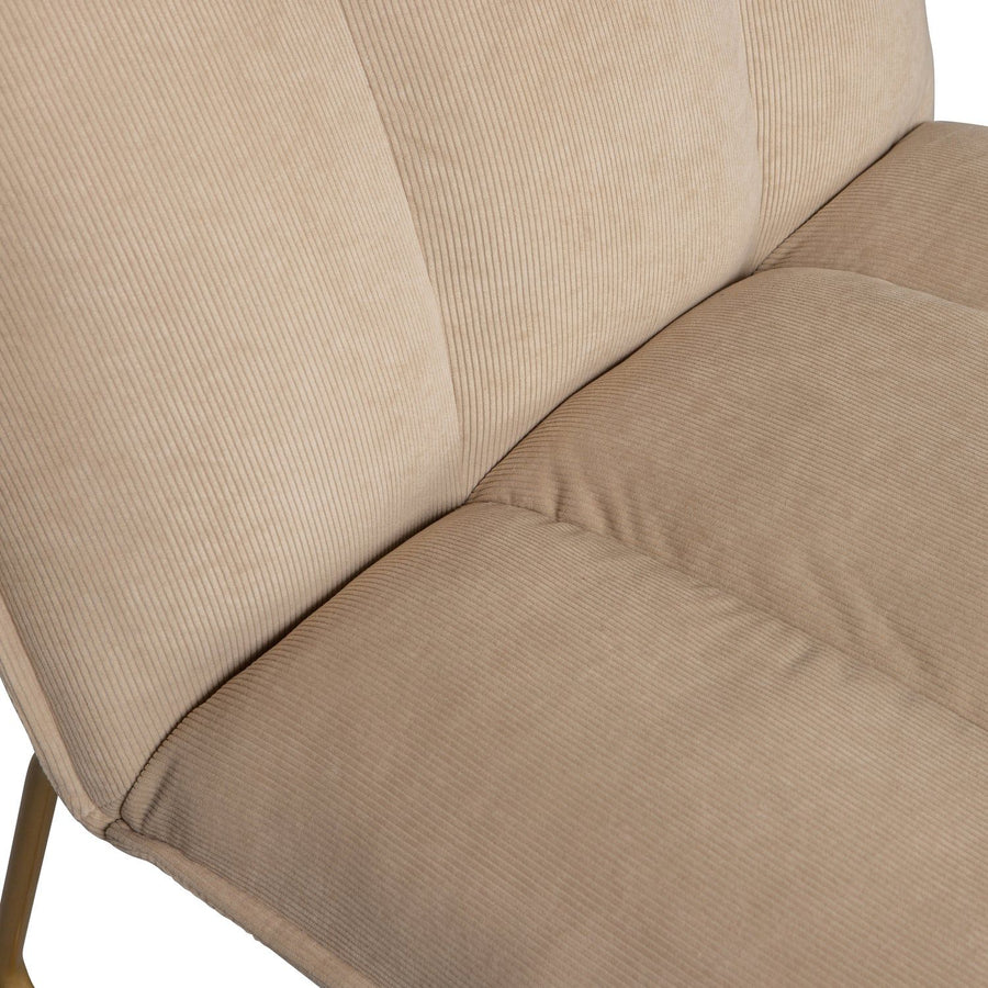 FIE FAUTEUIL RIBSTOF ZAND