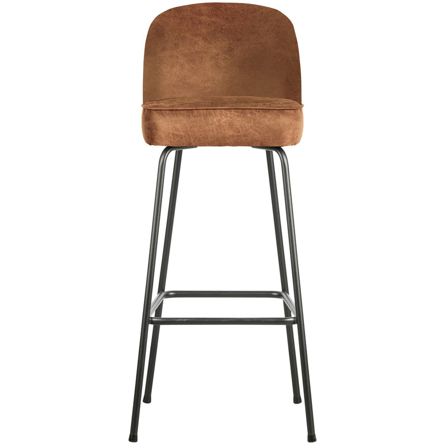VOGUE BARSTOEL 80 CM LEER COGNAC