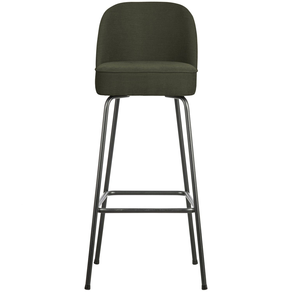 VOGUE BARSTOEL 80 CM GEWEVEN STOF WARM GROEN