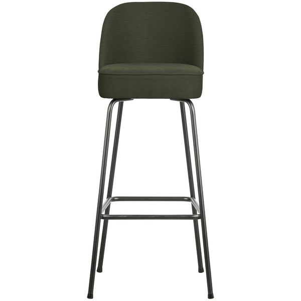 VOGUE BARSTOEL 80 CM GEWEVEN STOF WARM GROEN