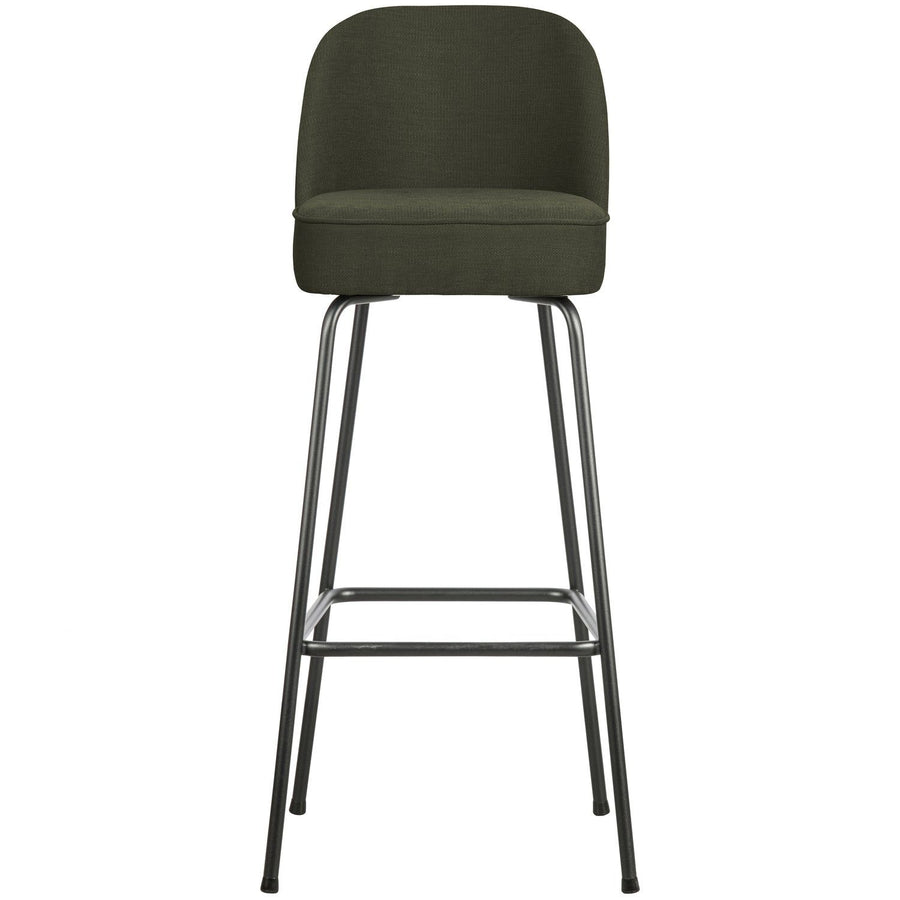 VOGUE BARSTOEL 80 CM GEWEVEN STOF WARM GROEN