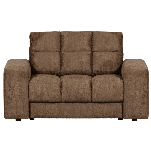 SECOND DATE LOVESEAT STRUCTURE VELVET BRASS