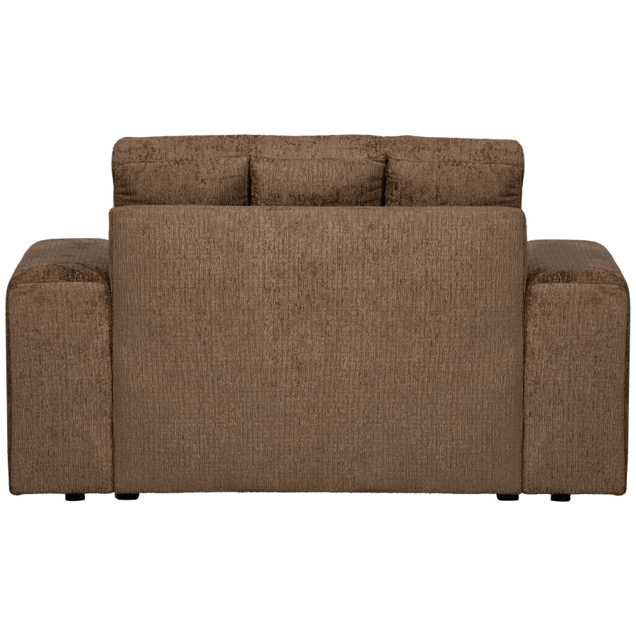 SECOND DATE LOVESEAT STRUCTURE VELVET BRASS