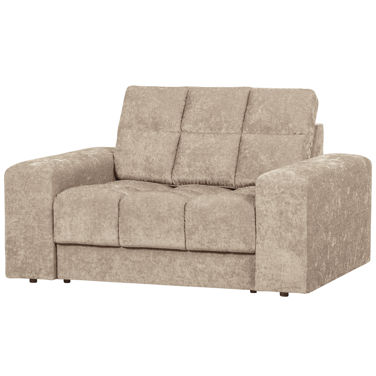 SECOND DATE LOVESEAT VELVET NOUGAT