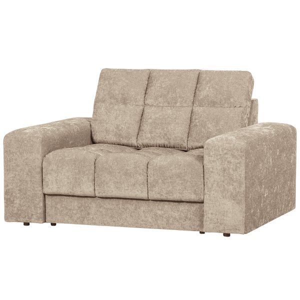 SECOND DATE LOVESEAT VELVET NOUGAT