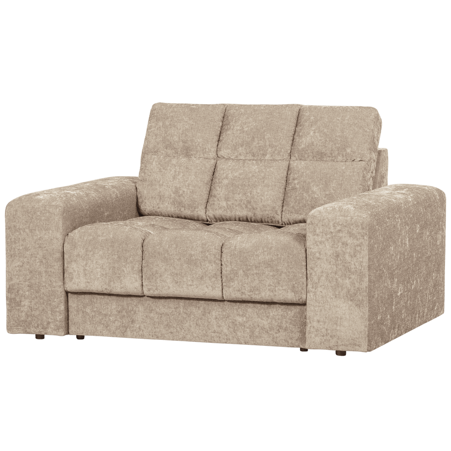 SECOND DATE LOVESEAT VELVET NOUGAT