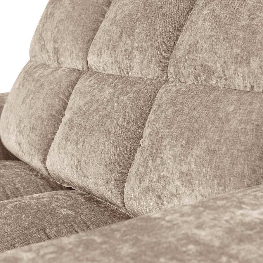 SECOND DATE LOVESEAT VELVET NOUGAT