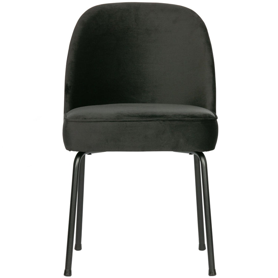 VOGUE EETKAMERSTOEL VELVET ZWART (set of 2)