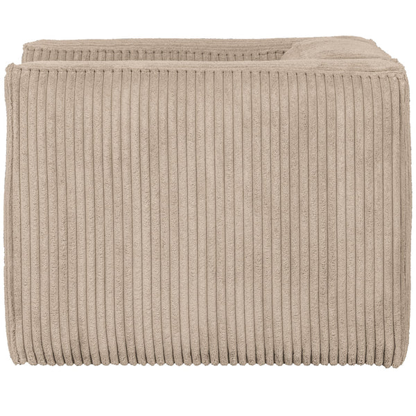 BEAN FAUTEUIL RIBSTOF TRAVERTIN