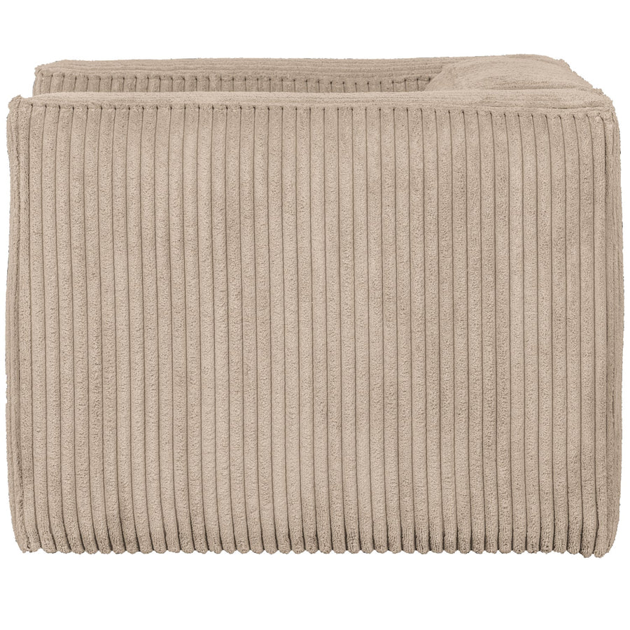 BEAN FAUTEUIL RIBSTOF TRAVERTIN