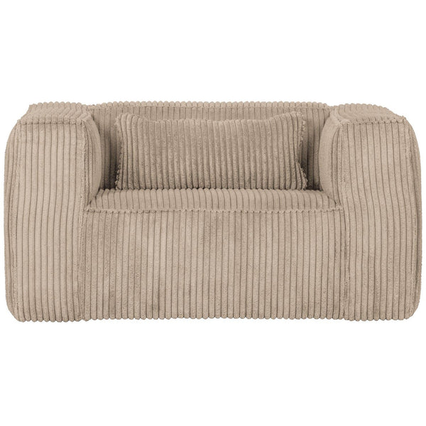 BEAN FAUTEUIL RIBSTOF TRAVERTIN