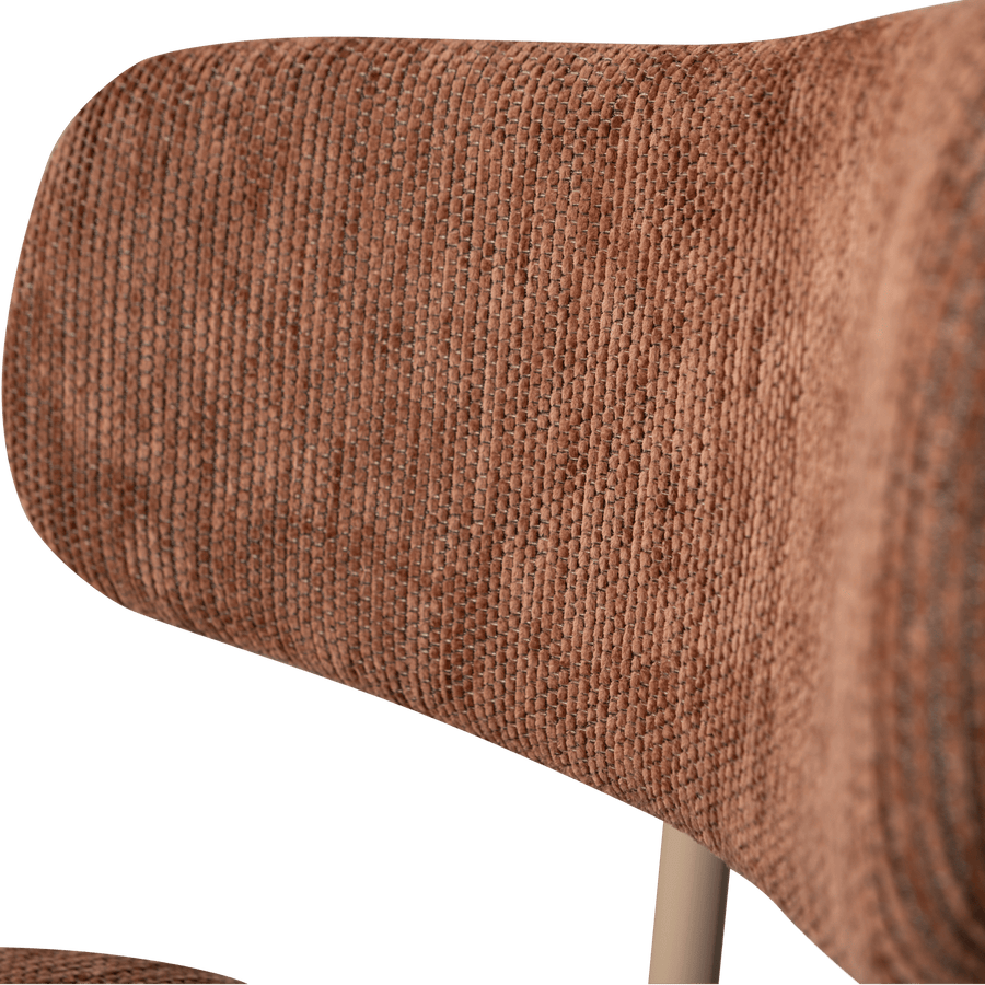 TRAVIS EETKAMERSTOEL BRUIN (set of 2)