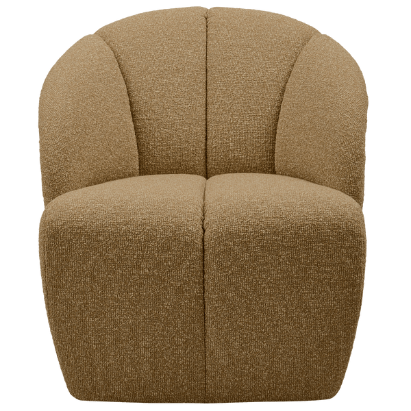 MOJO DRAAIFAUTEUIL BOUCLE GEEL/BRUIN MELANGE