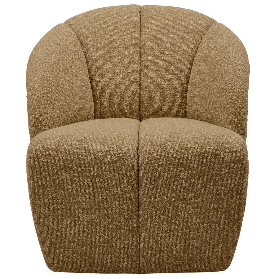 MOJO DRAAIFAUTEUIL BOUCLE GEEL/BRUIN MELANGE