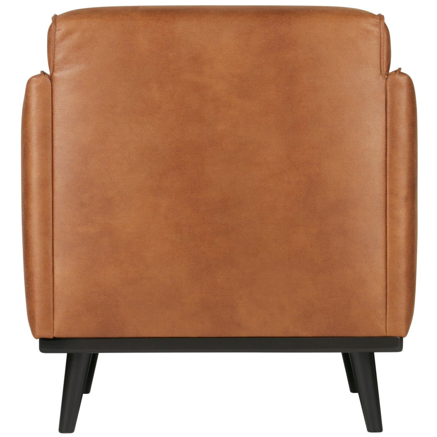 STATEMENT FAUTEUIL MET ARM ECOLEER COGNAC