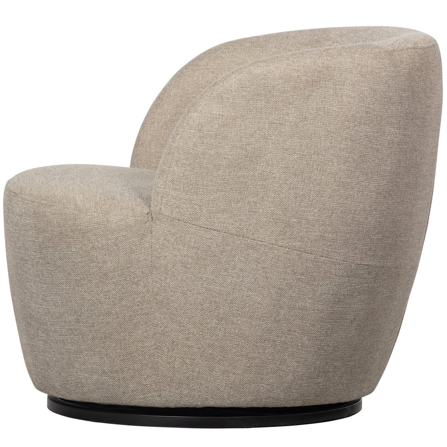 SERRA DRAAIFAUTEUIL GEWEVEN STOF ZAND