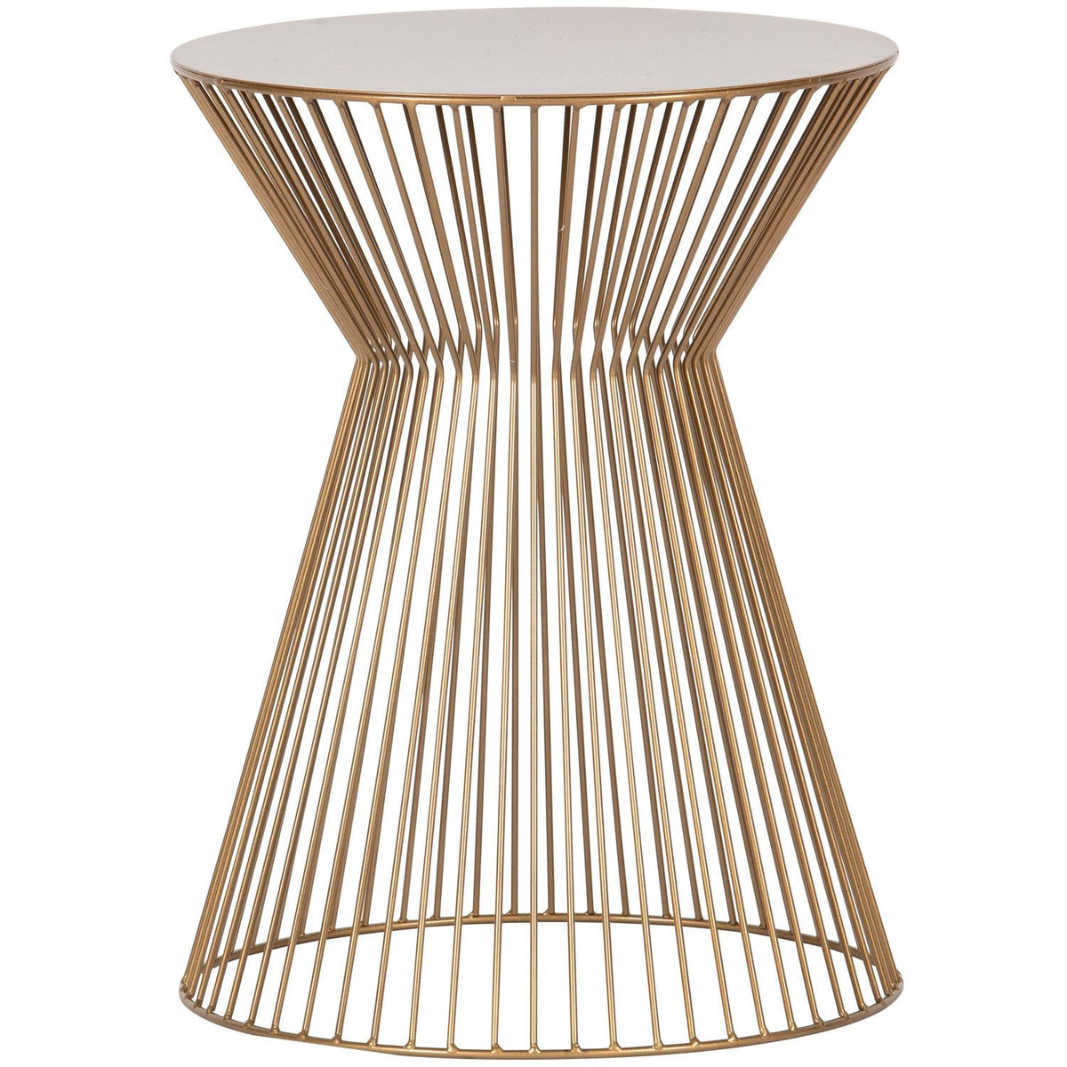 SUUS BIJZETTAFEL METAAL GOUD (set of 2)