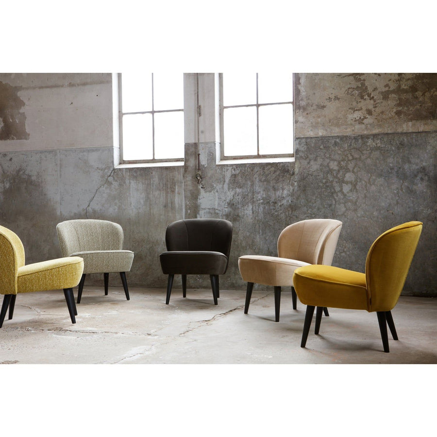 SARA FAUTEUIL VELVET OKER