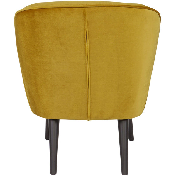 SARA FAUTEUIL VELVET OKER