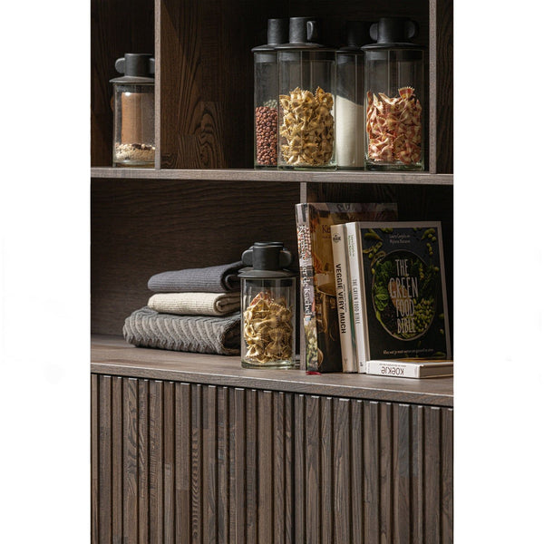 NEW GRAVURE WANDKAST ESSEN FINEER ESPRESSO [fsc]