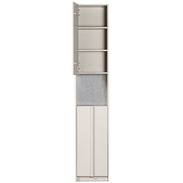 BASU SMALLE KAST 40CM GRENEN DUST INCL. CONCRETE DECOR [fsc]