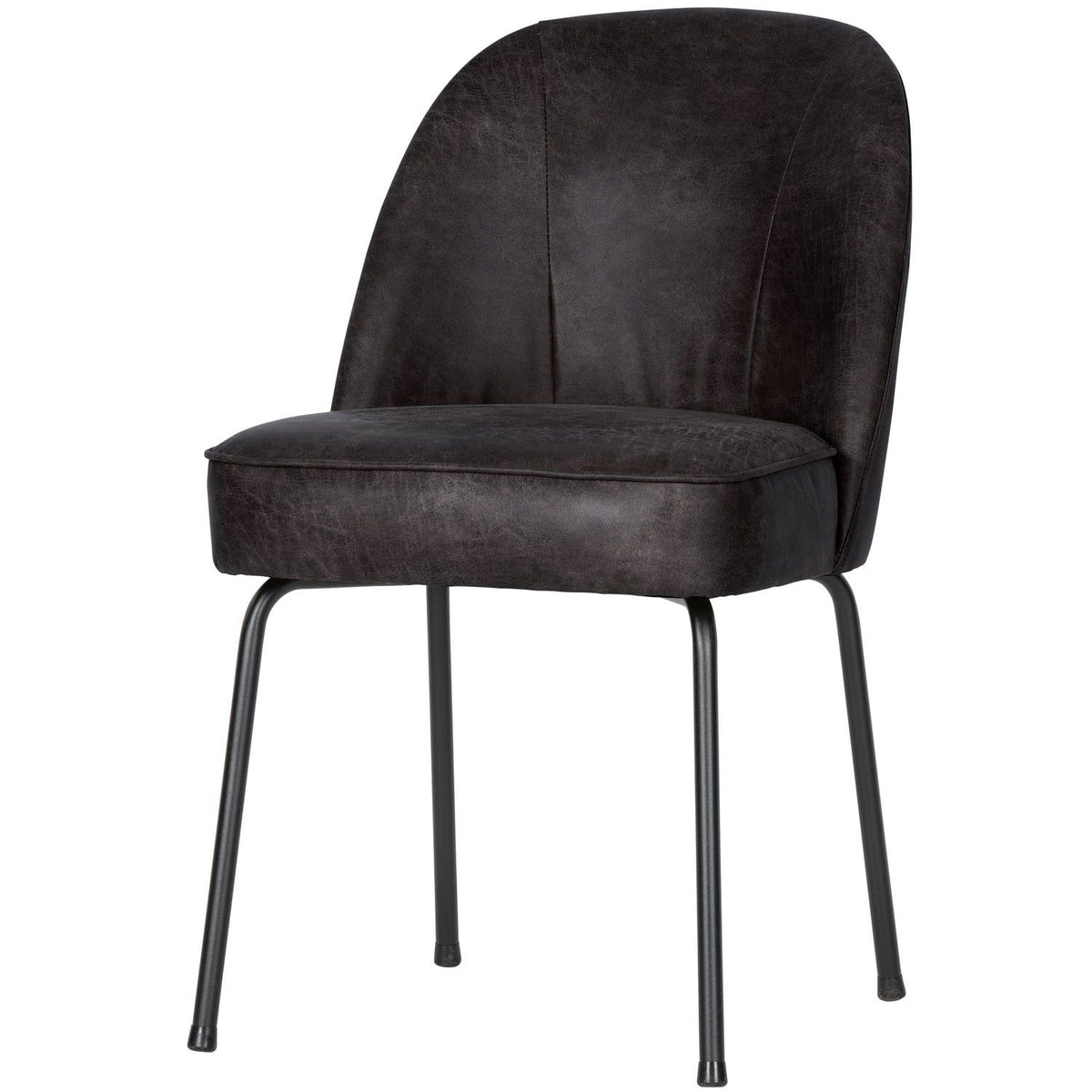 VOGUE EETKAMERSTOEL ECOLEER ZWART (set of 2)