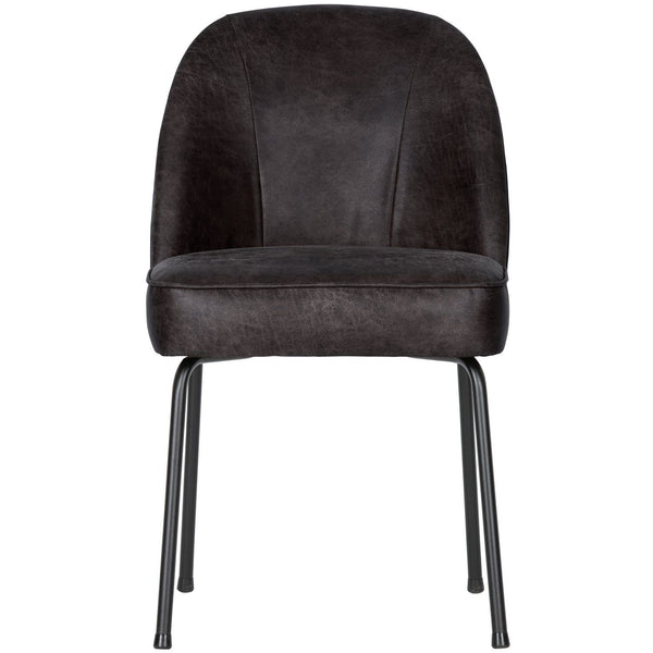 VOGUE EETKAMERSTOEL ECOLEER ZWART (set of 2)