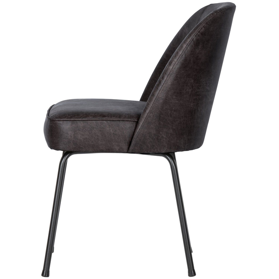 VOGUE EETKAMERSTOEL ECOLEER ZWART (set of 2)