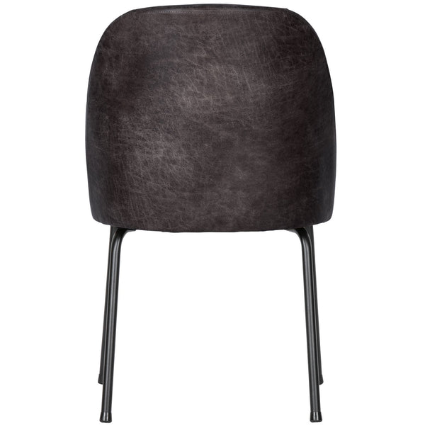 VOGUE EETKAMERSTOEL ECOLEER ZWART (set of 2)