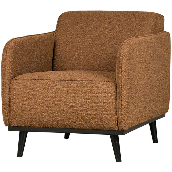 STATEMENT FAUTEUIL MET ARM BOUCLE BUTTER