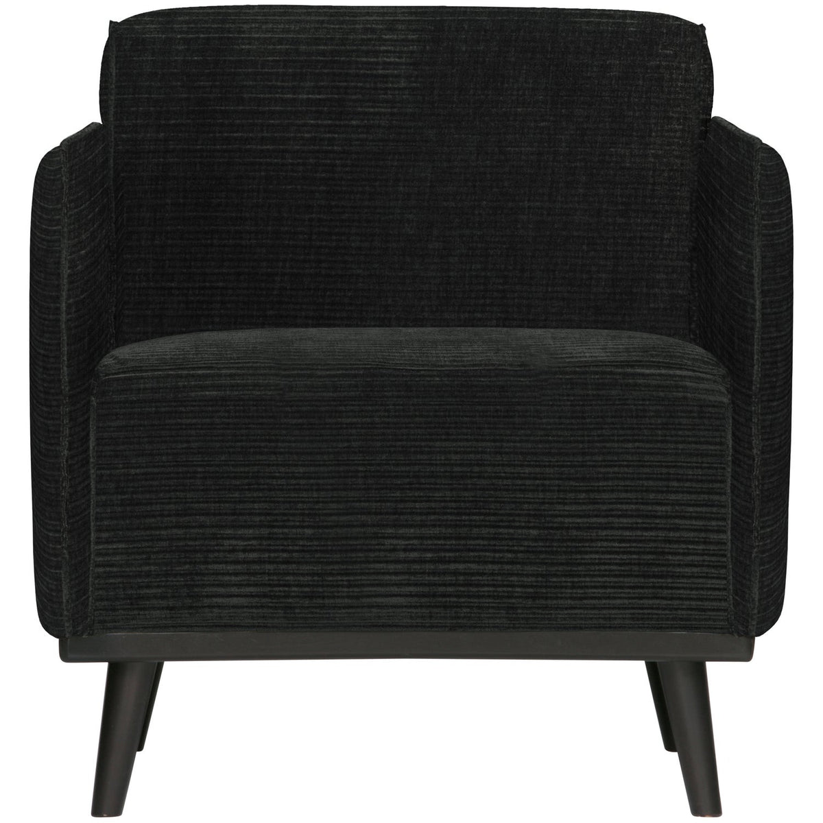 STATEMENT FAUTEUIL MET ARM RIBSTOF GRAFIET